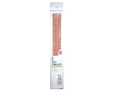 Writing Pencil Triangular Shaft B Set of 4
