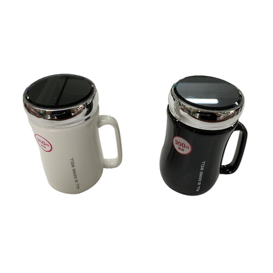 Mug With Lid Simple Logo 450ml