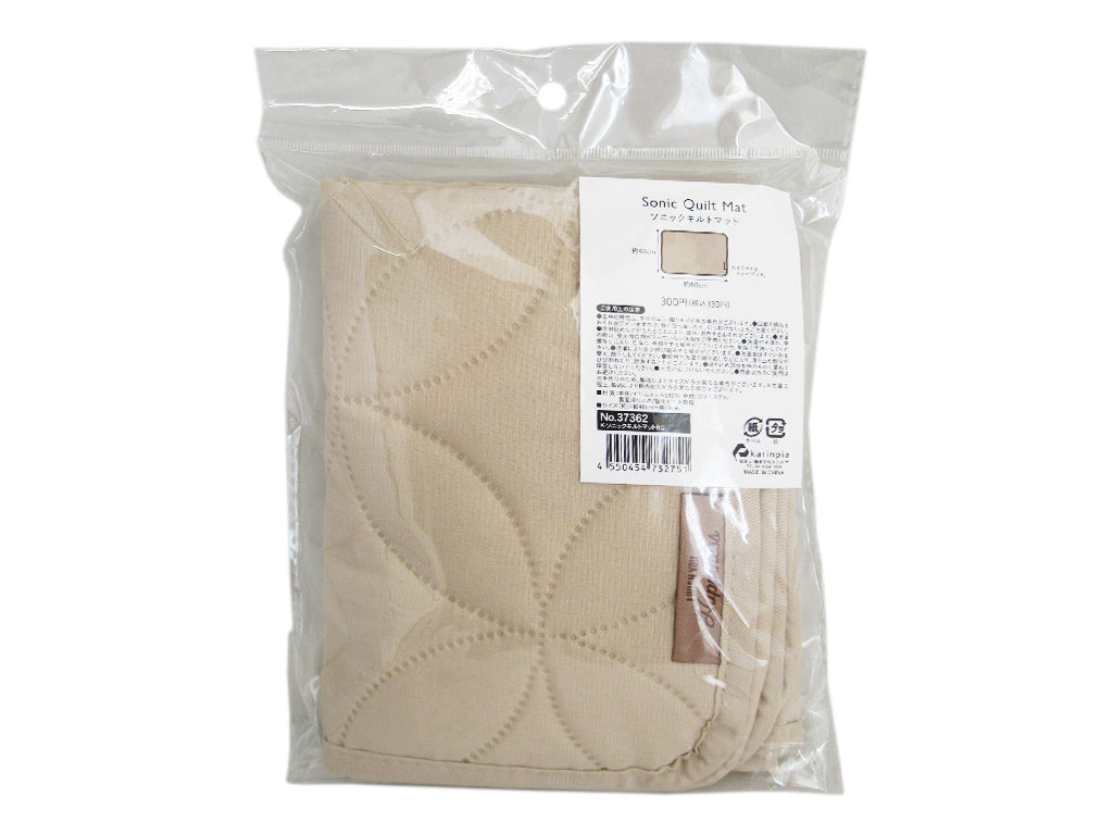 Sonic Quilt Mat Beige
