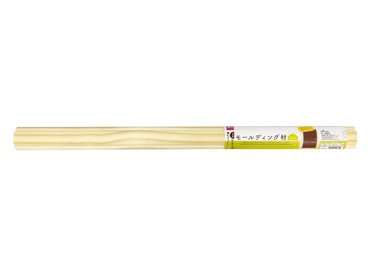 Molding material - Three Leaf - 450mm x 30mm x 12mm - 1.47ft x 1.18in x 0.47in -