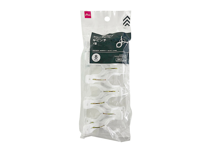 Rod Clothespin Y Shape Single Clip