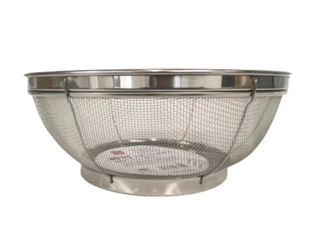 Stainless Steel Strainer with Trimming 21.5cm x 8cm