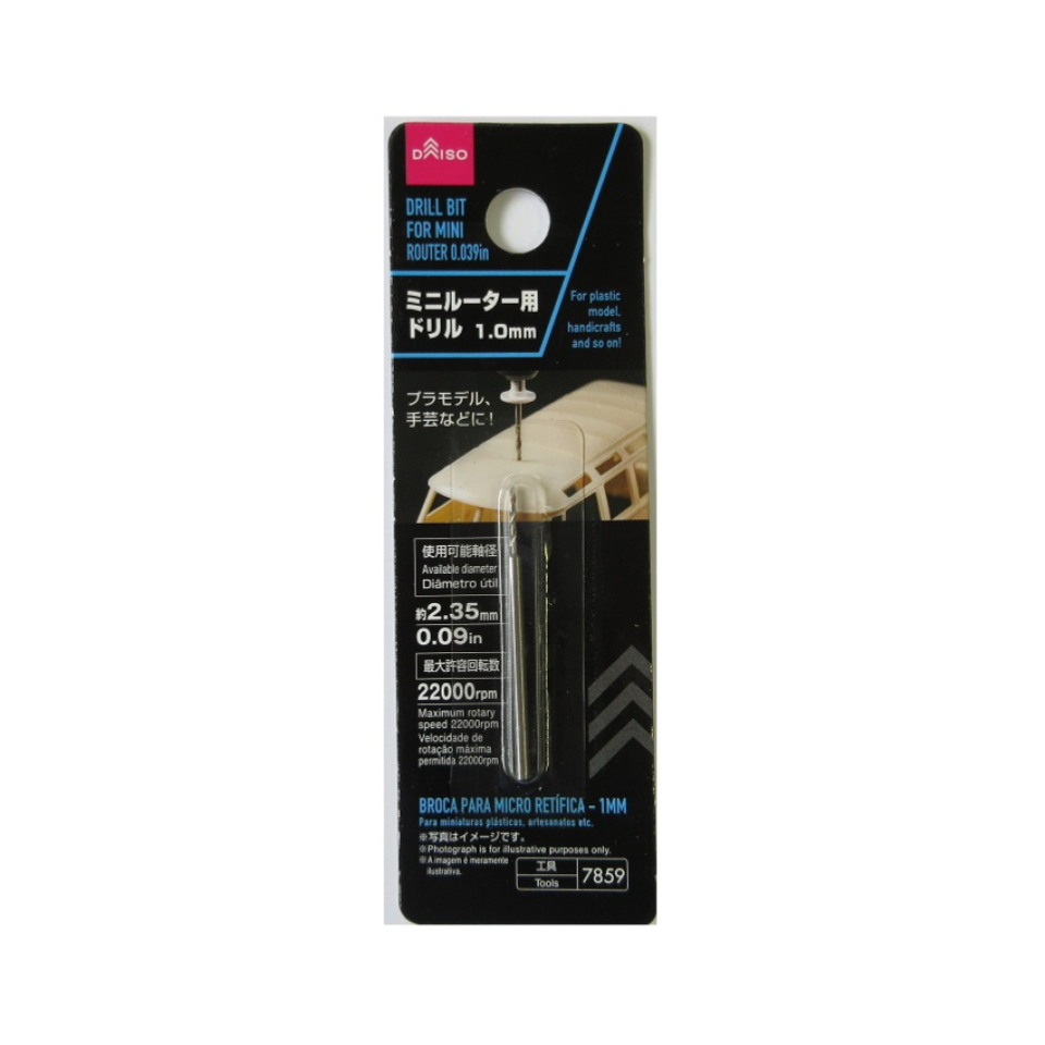 Drill Bit for Mini Router 1.0mm