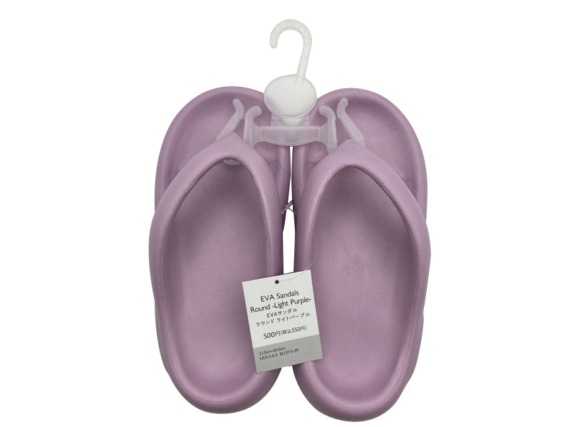EVA Sandals Round Light Purple