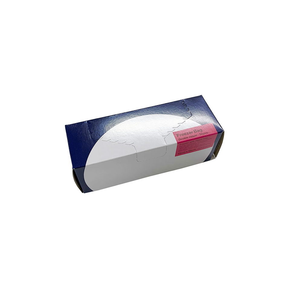 Double Zip Freezer Bag Circle 50 Pieces 15cm x 15cm