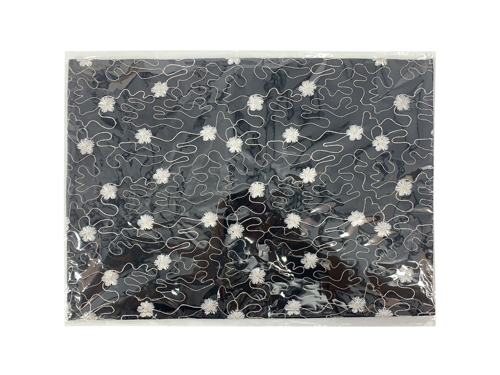 Tulle Lace Placemat Black