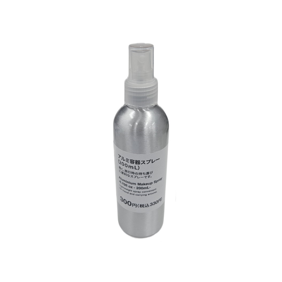 Aluminium Makeup Spray Bottle 200ml