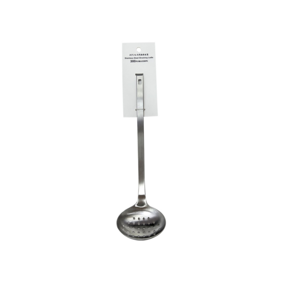 Stainless Steel Straining Ladle 30.5cm x 9.5cm