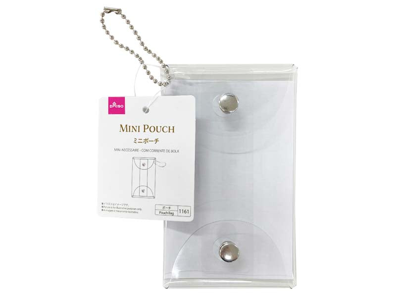 Mini Pouch with Ball Chain