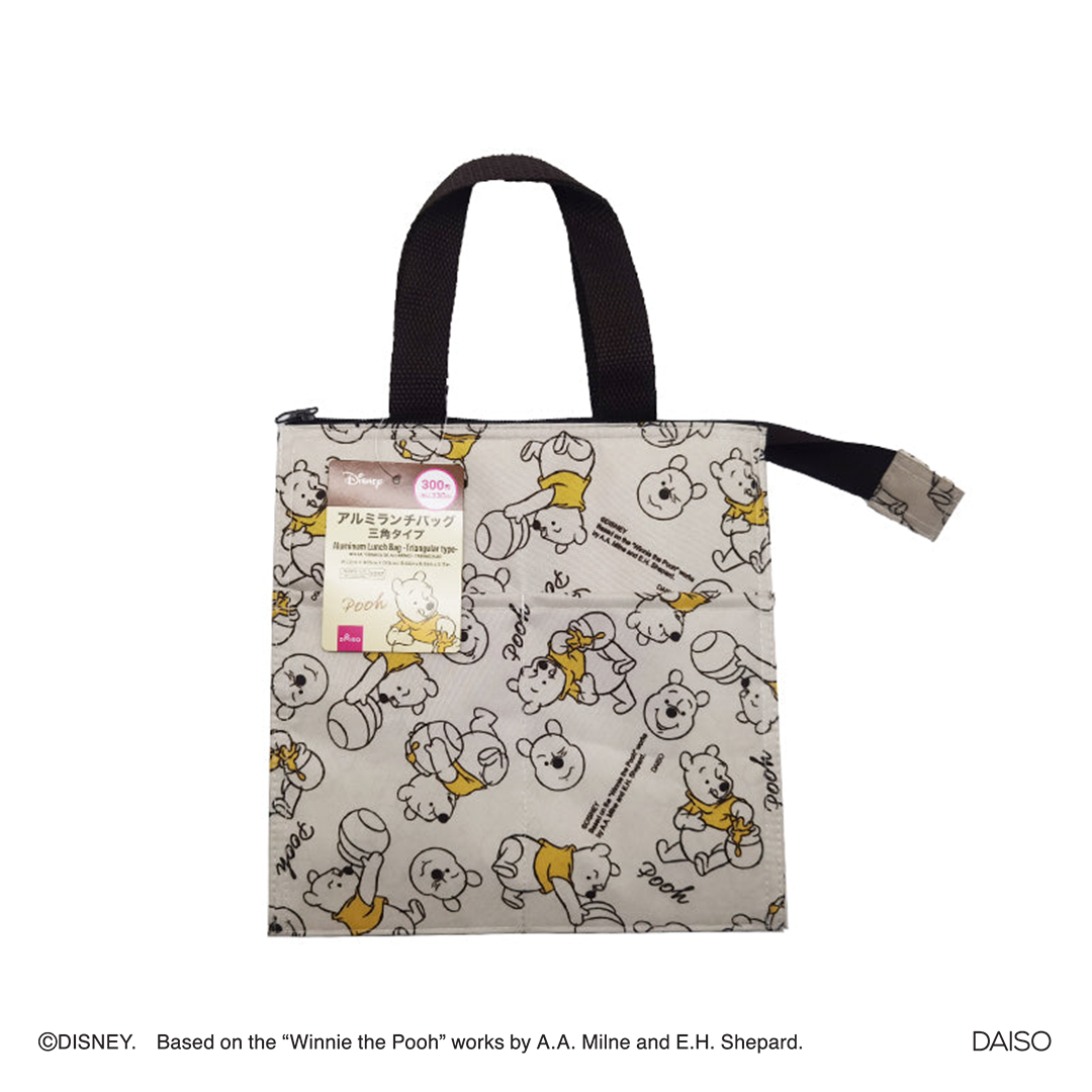 Aluminum Lunch Bag Triangular Type Winnie the Pooh