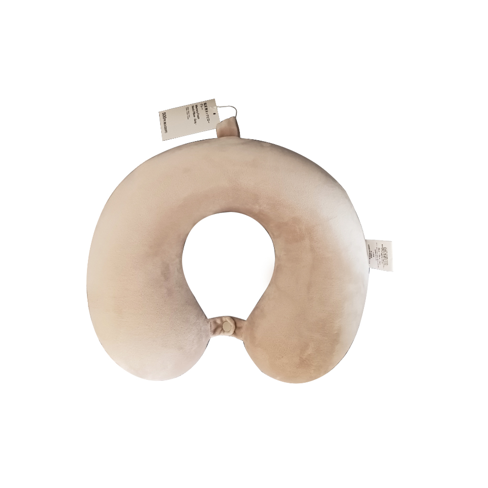 Memory Foam Neck Pillow Gray