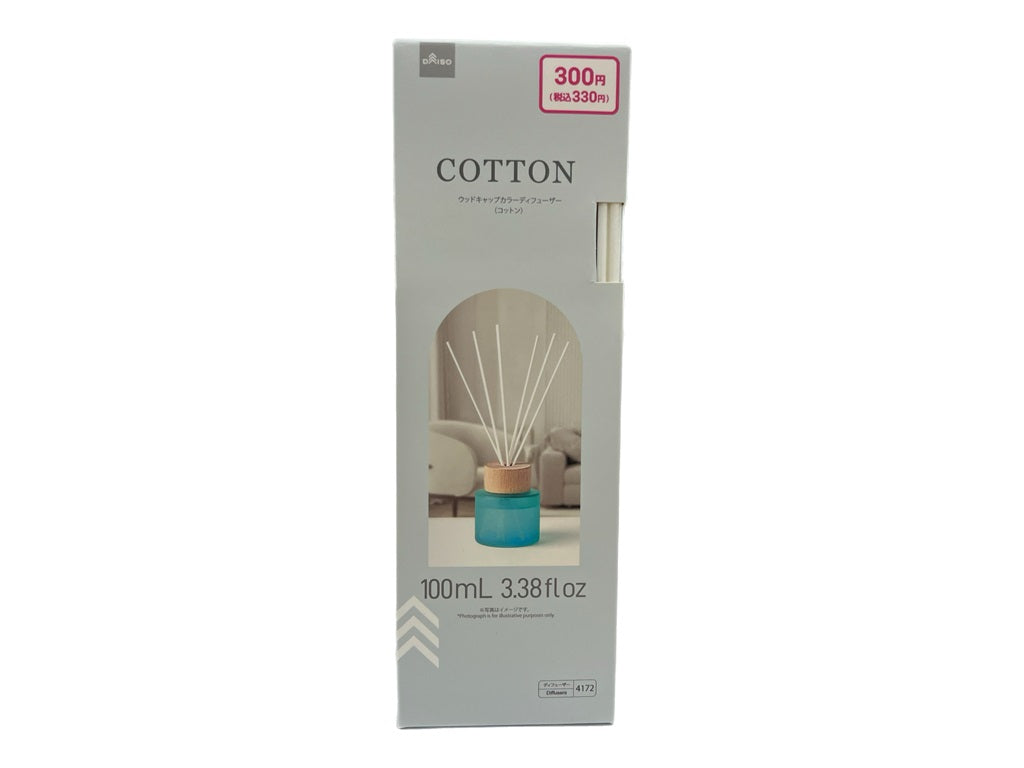 Wood Cap Color Diffuser Cotton
