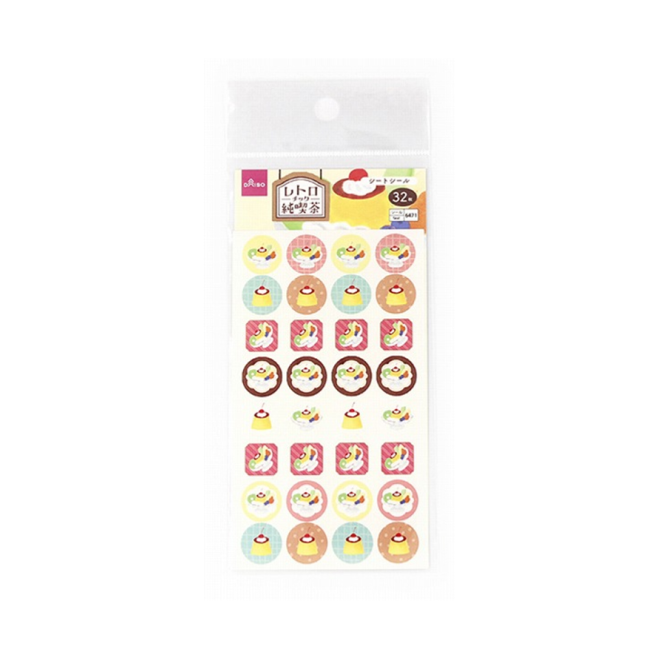 Sticker Sheet Retro Pudding