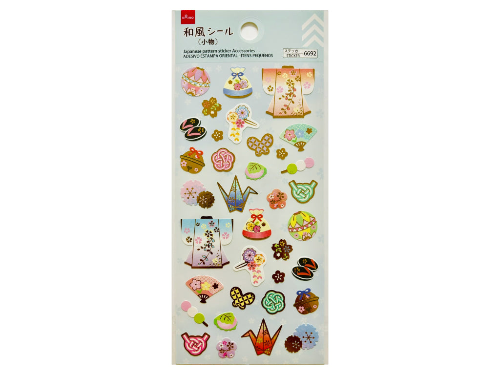 Japanese Pattern Sticker Accessories