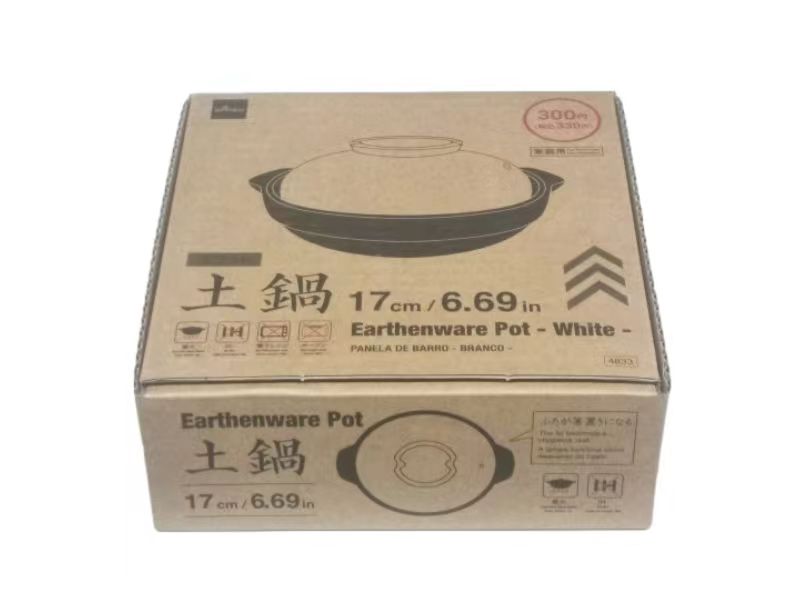 Earthenware Pot 17cm White