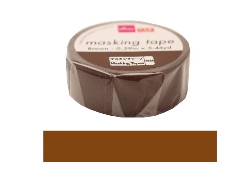 Masking Tape Brown 0.59in x 5.46yd