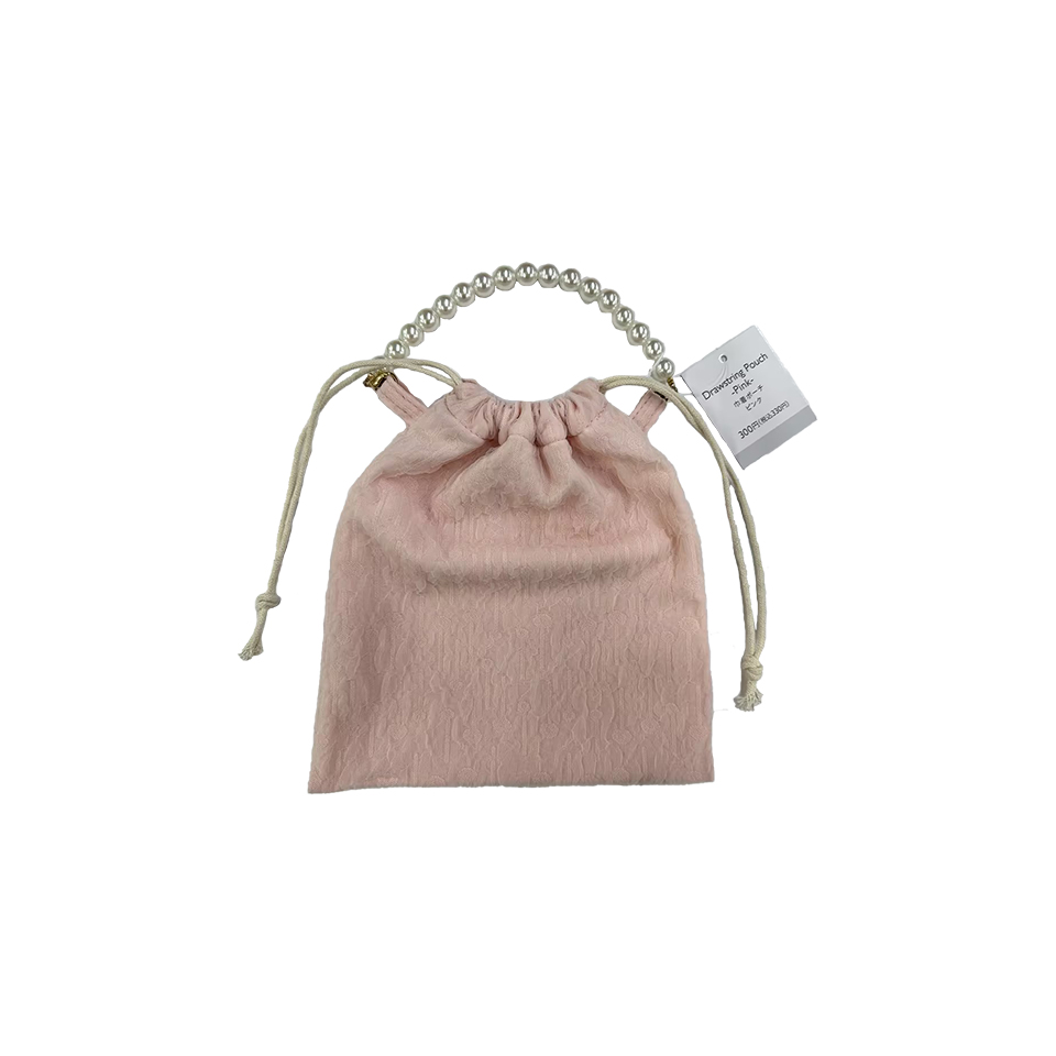 Drawstring Pouch Pink