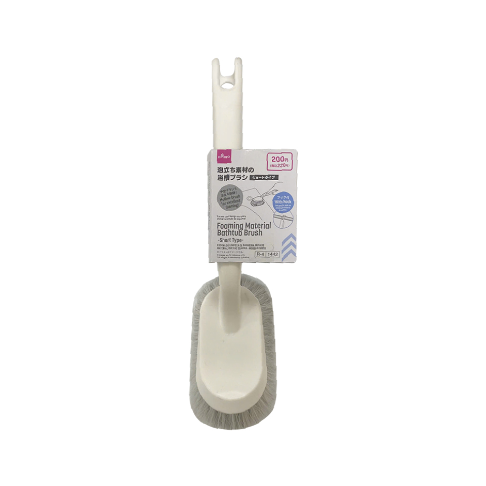 Foaming Material Bathtub Brush Short Type