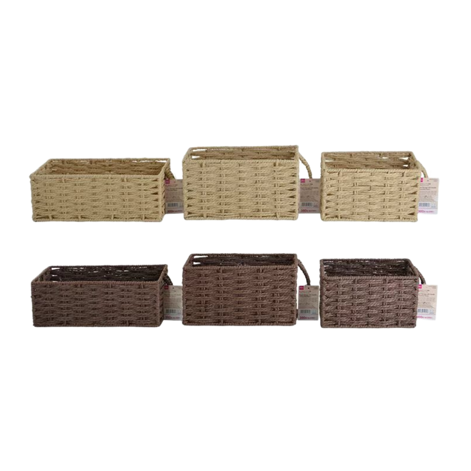 Paper Storage with Handle 3 Assorted Sizes