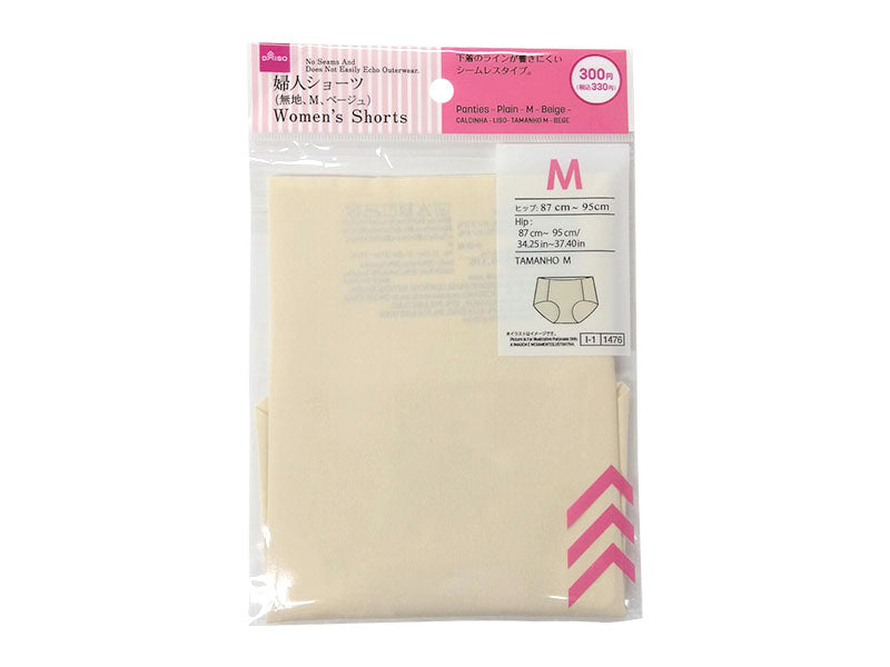 Panties Plain M Beige