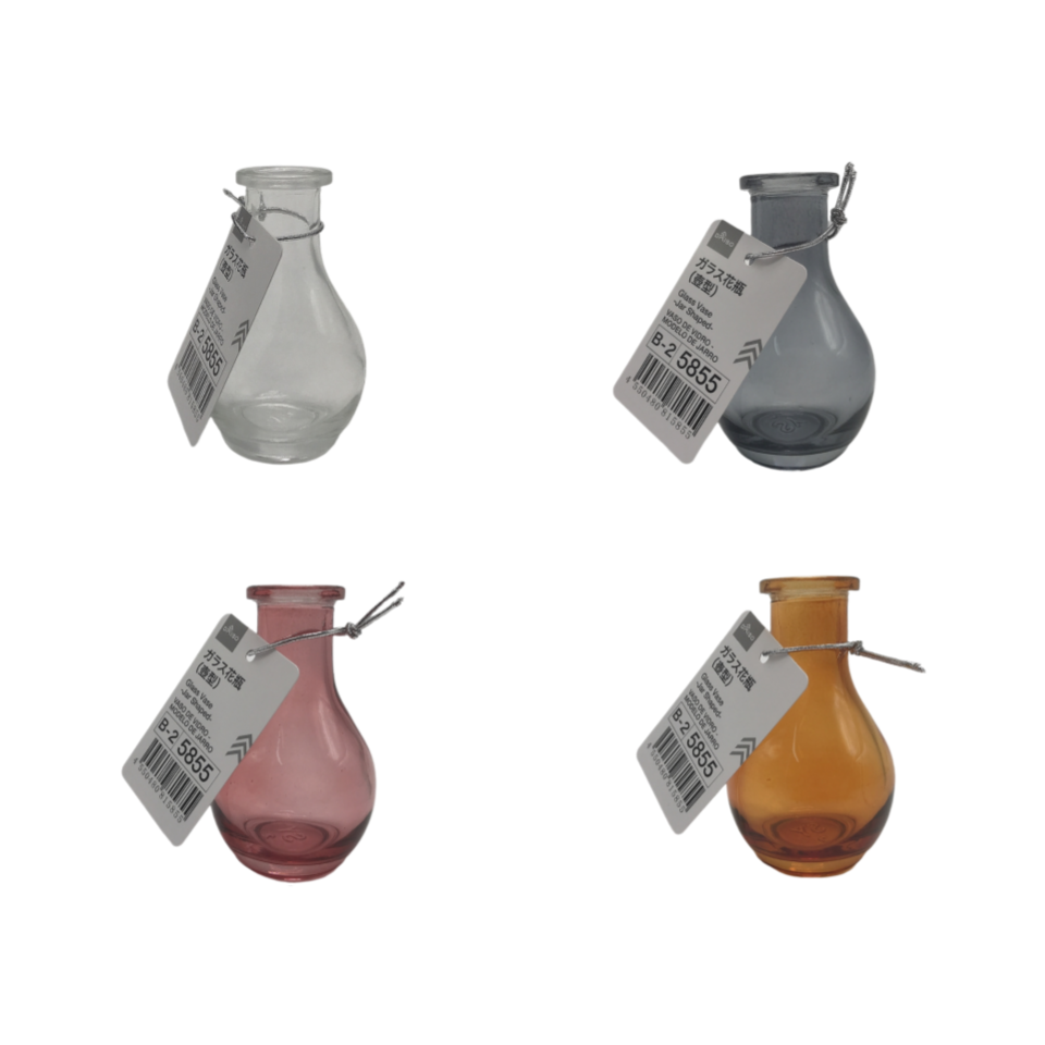 Glass Vase Jar Shaped