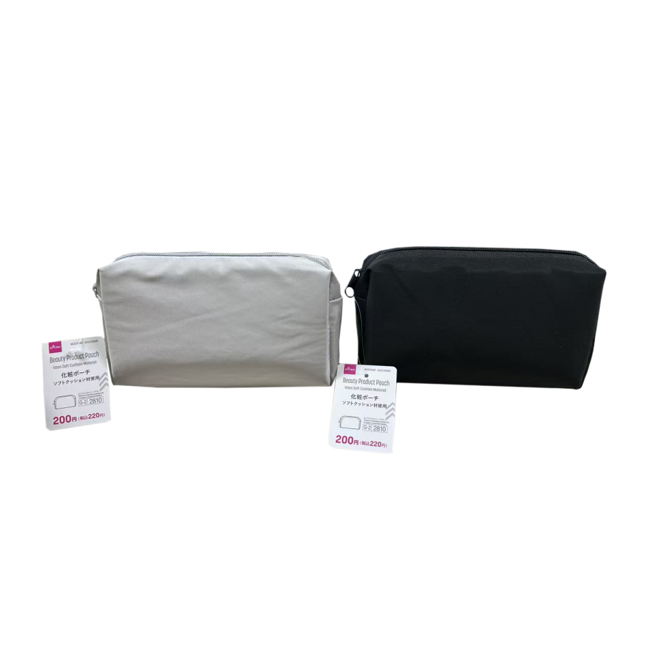 Cosmetic Pouch with Soft Cushioning Material