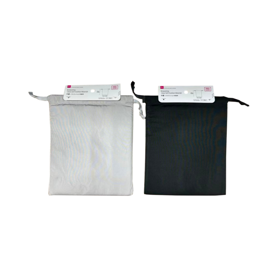 Drawstring Bag Using Soft Cushioning Material