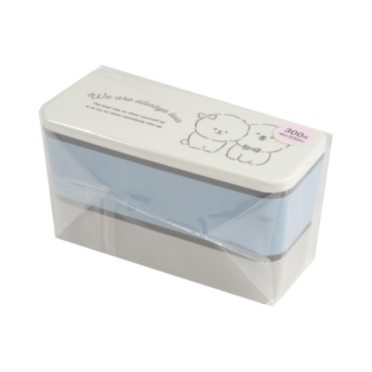 Double Lunch Box Long Bichon Frize