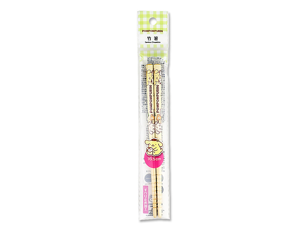 Bamboo Chopsticks POMPOMPURIN Good Friend