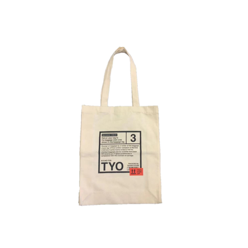Canvas Tote Bag Typography B