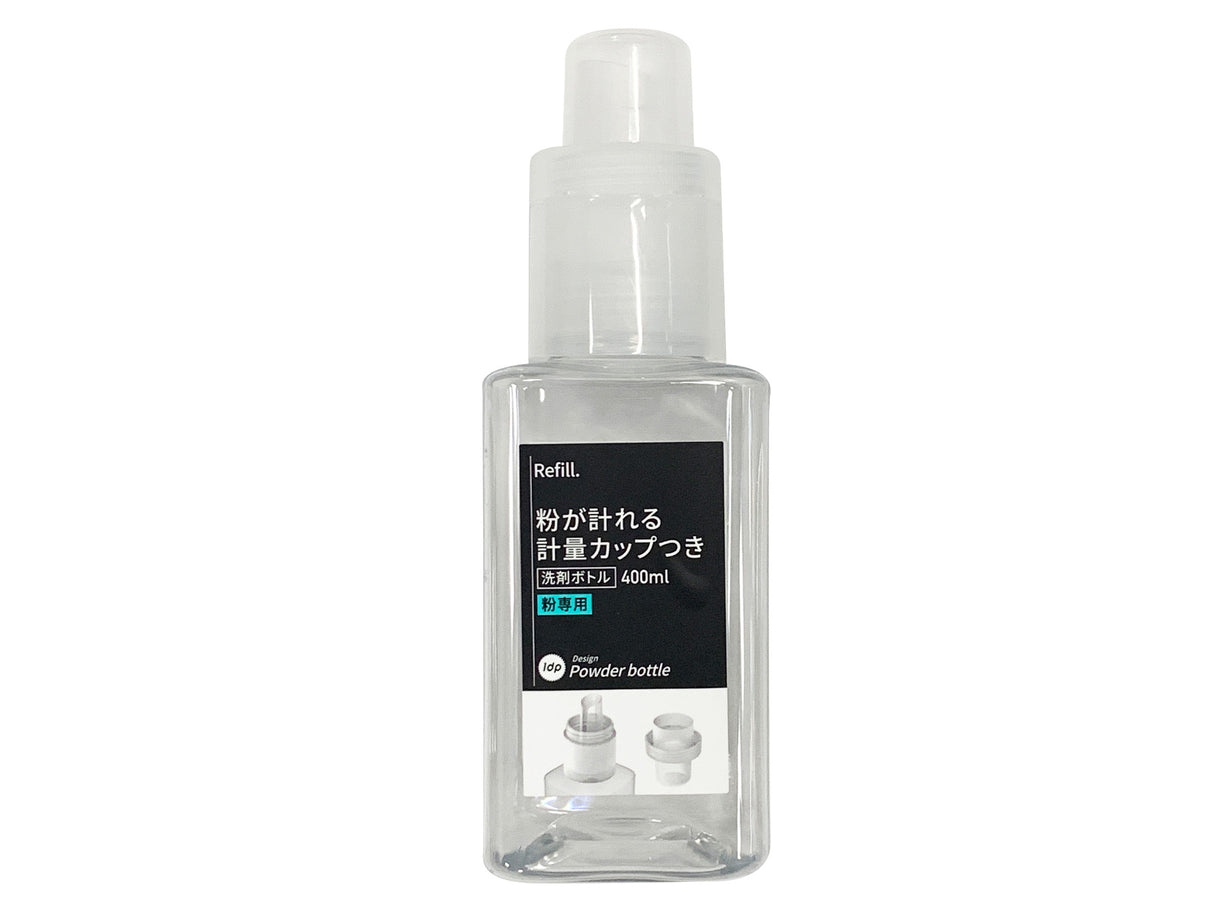1DP Detergent Bottle Powder 40ml Square Clear