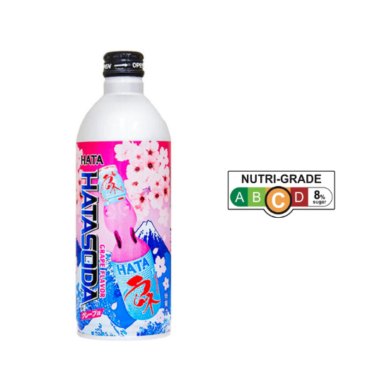 Hata Mineral Water Hata Soda Grape Flavor 500g