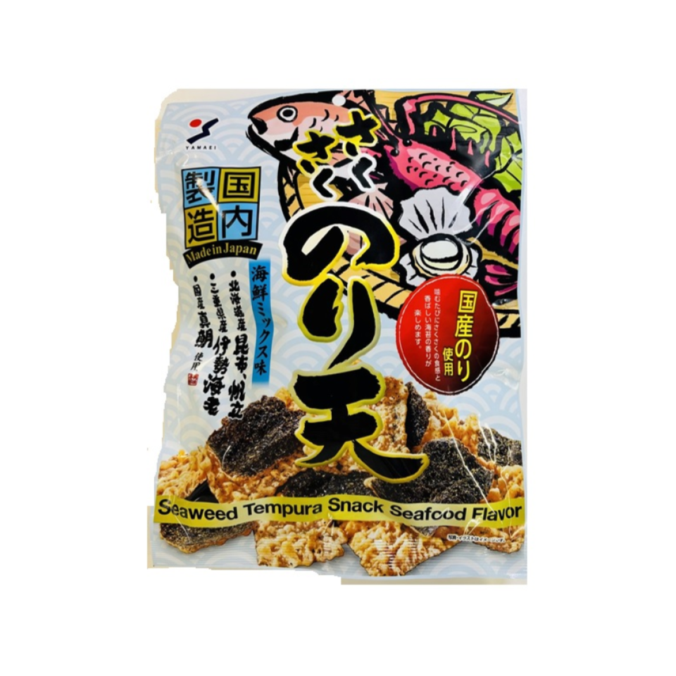 300YEN YAMAEISHOKUHIN Seaweed Tempura Snack Seafood Flavor 70g