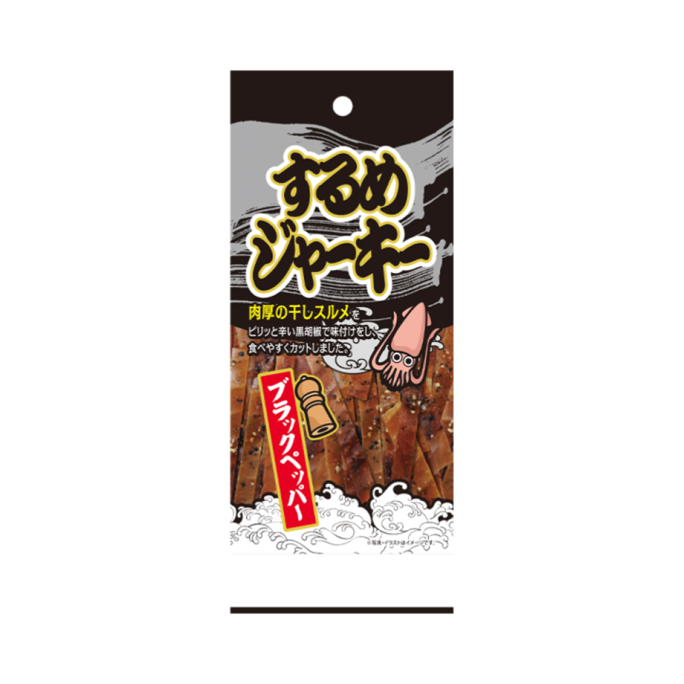 Sanko Surume Jerky Black Pepper Flavor 14g