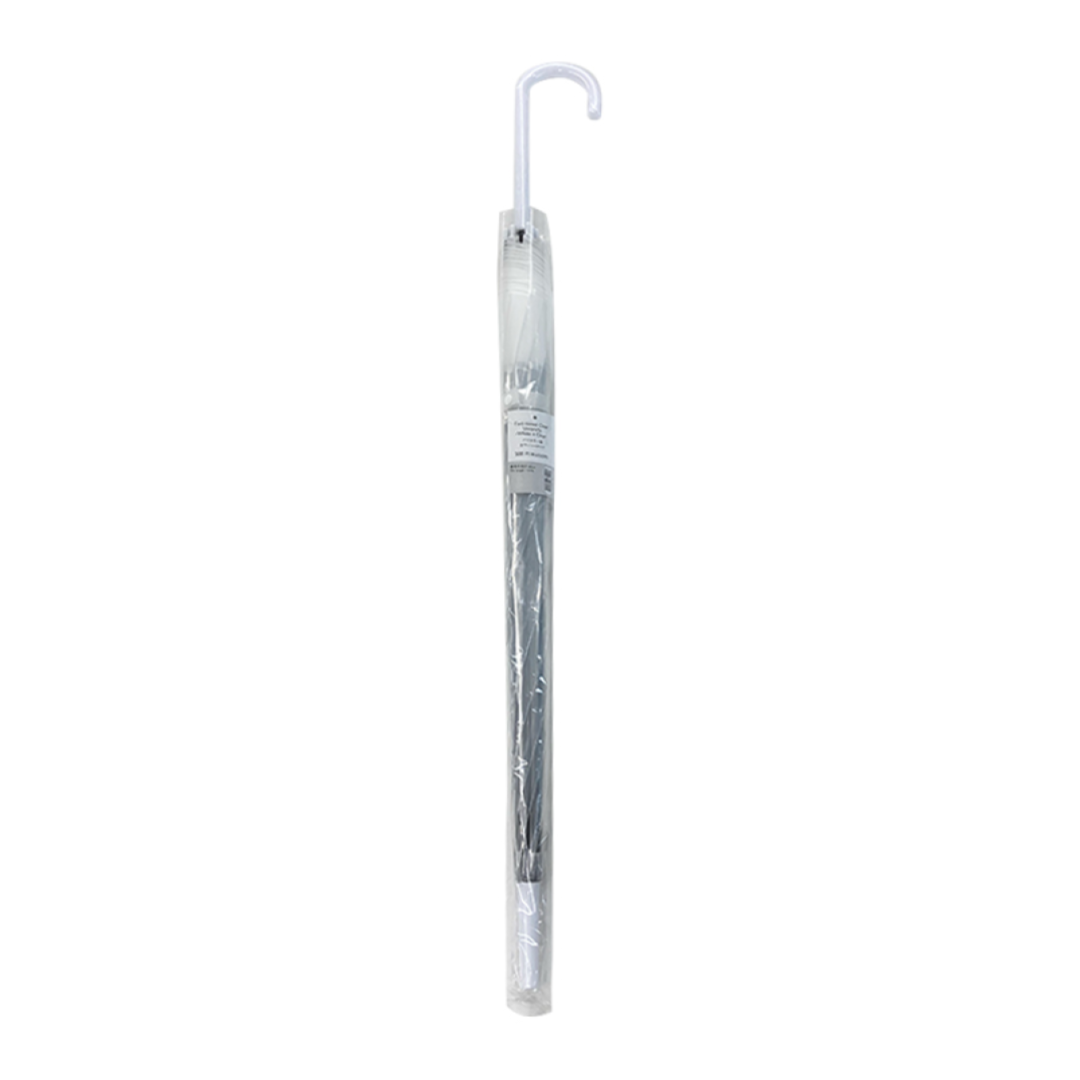 Two Toned Clear Umbrella White x Clear