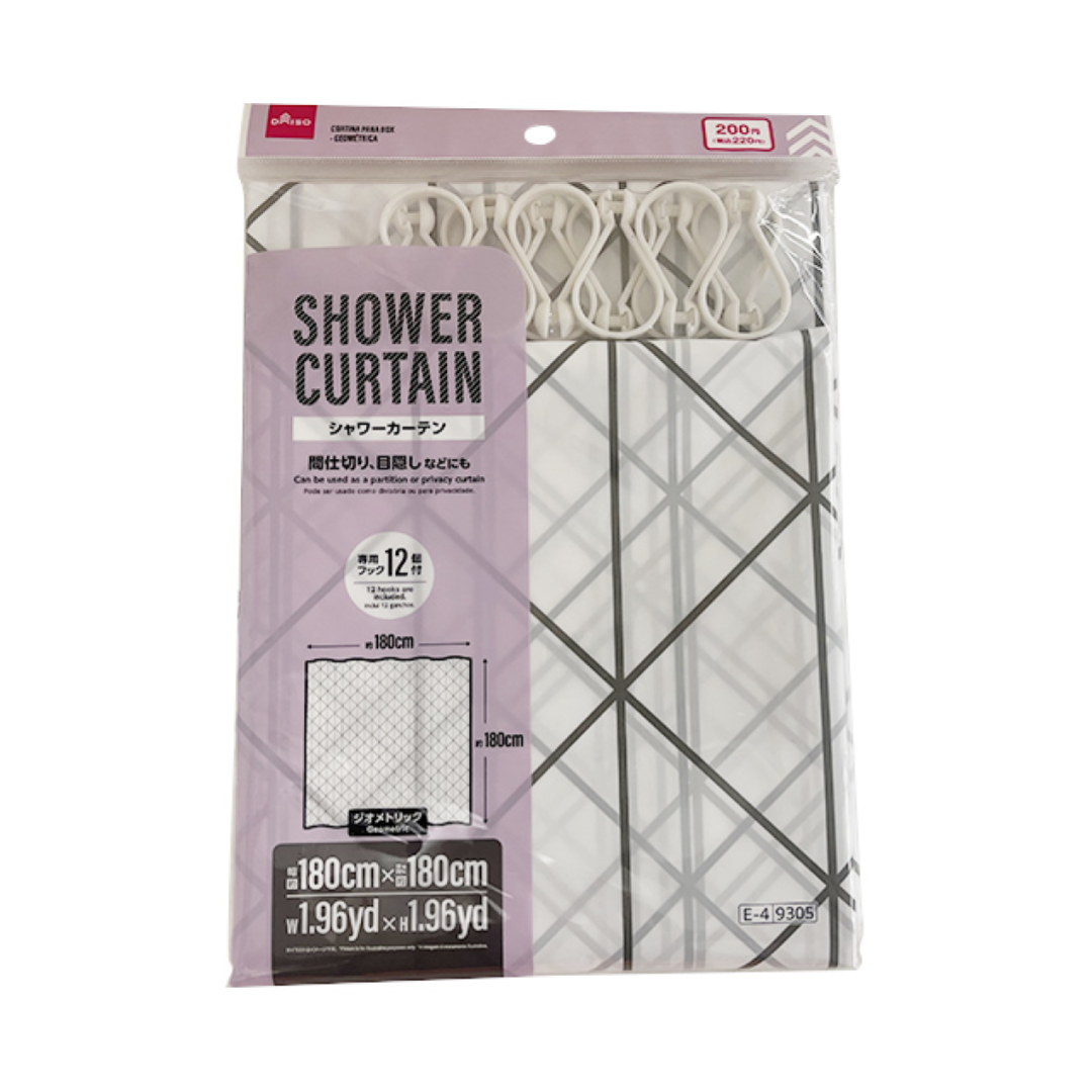 Shower Curtain Geometric