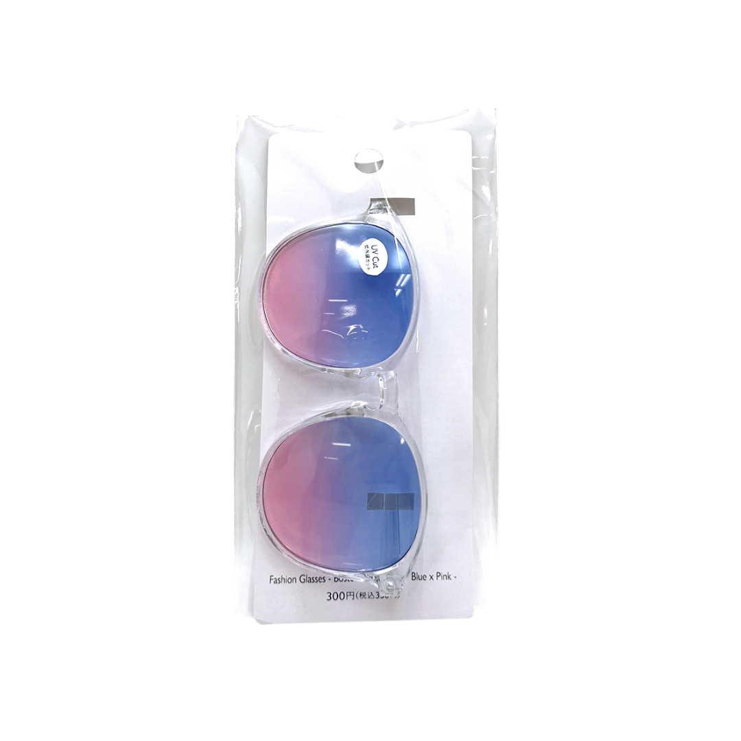 Fashion Glasses Boston Gradation Black x Pink