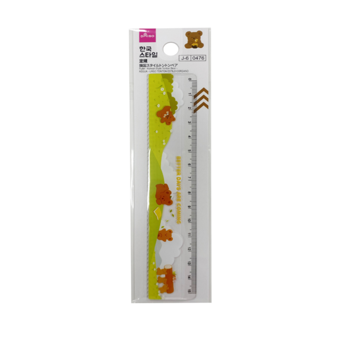 Ruler Korean Style Tonton Bear