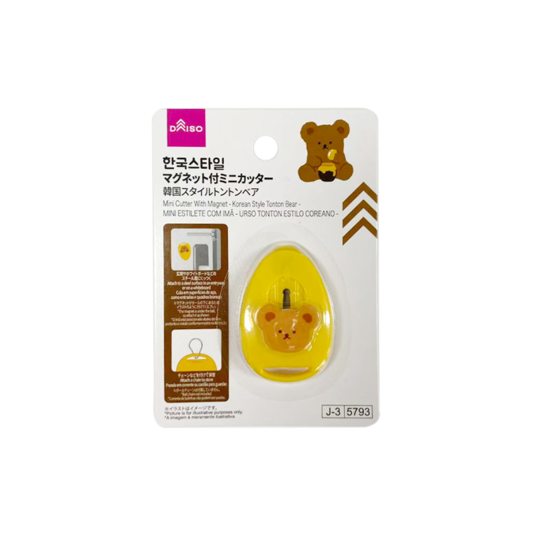 Mini Cutter with Magnet Korean Style Tonton Bear