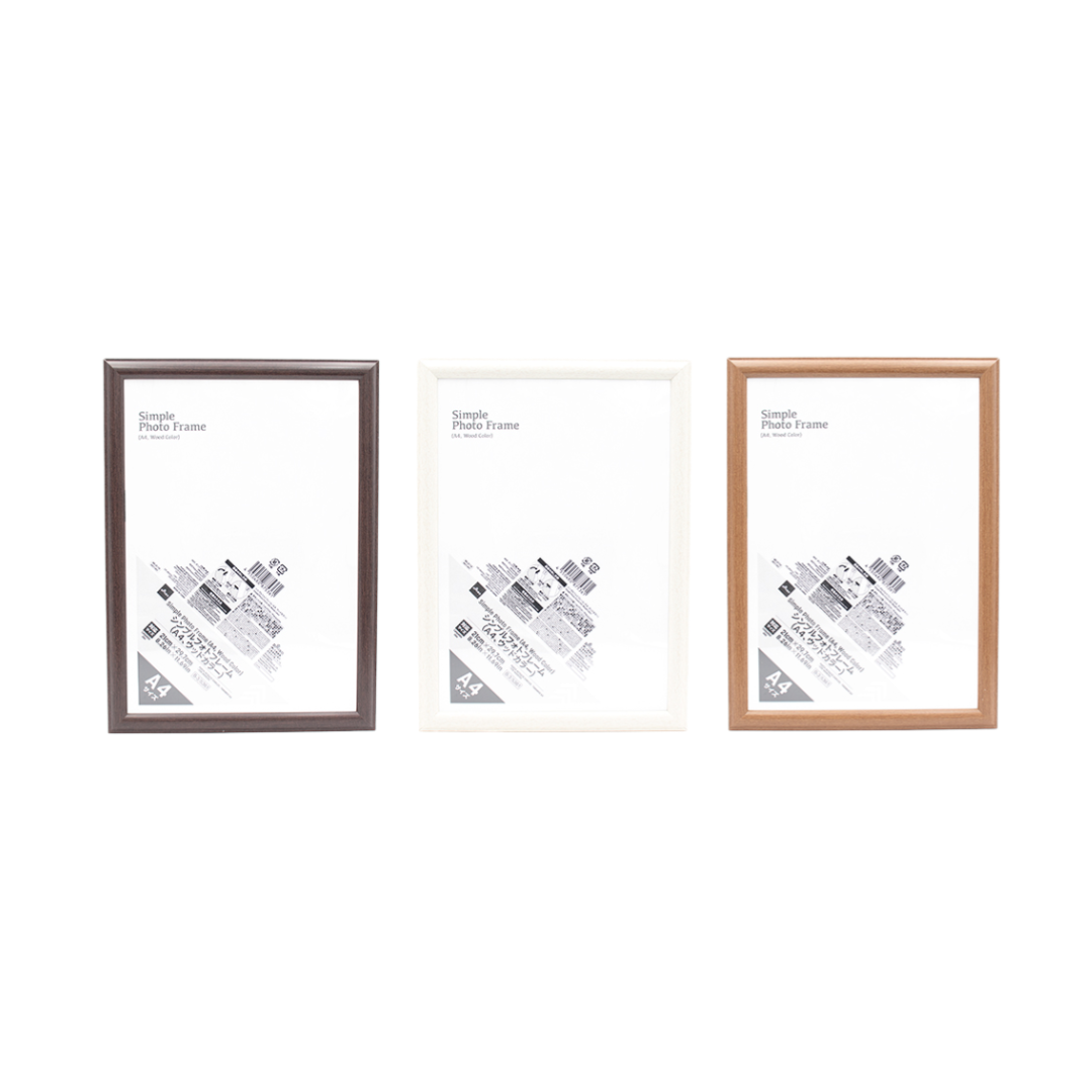 Simple Photo Frame A4 Wood Color