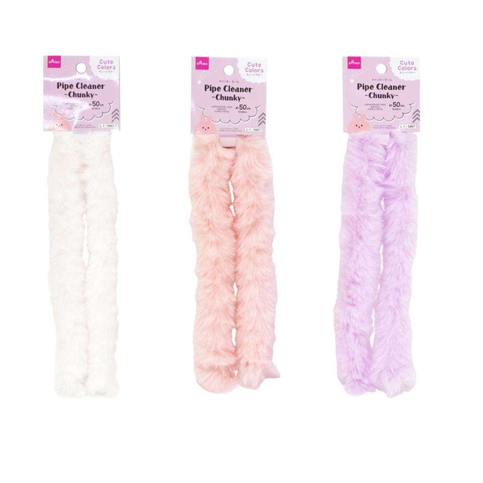 Pipe Cleaner Chunky Cute Colors
