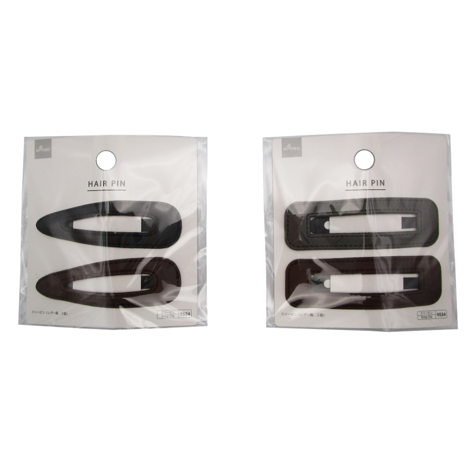 Snap Clip Leather Style