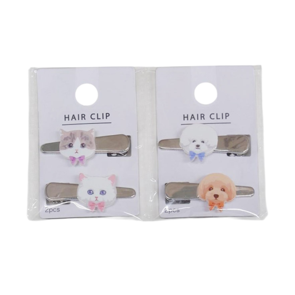 Acrylic Hair Clip Dog/Cat