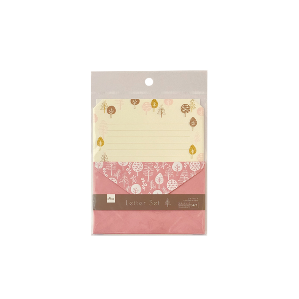 Letter Pad and Envelope Set North Europe Forest