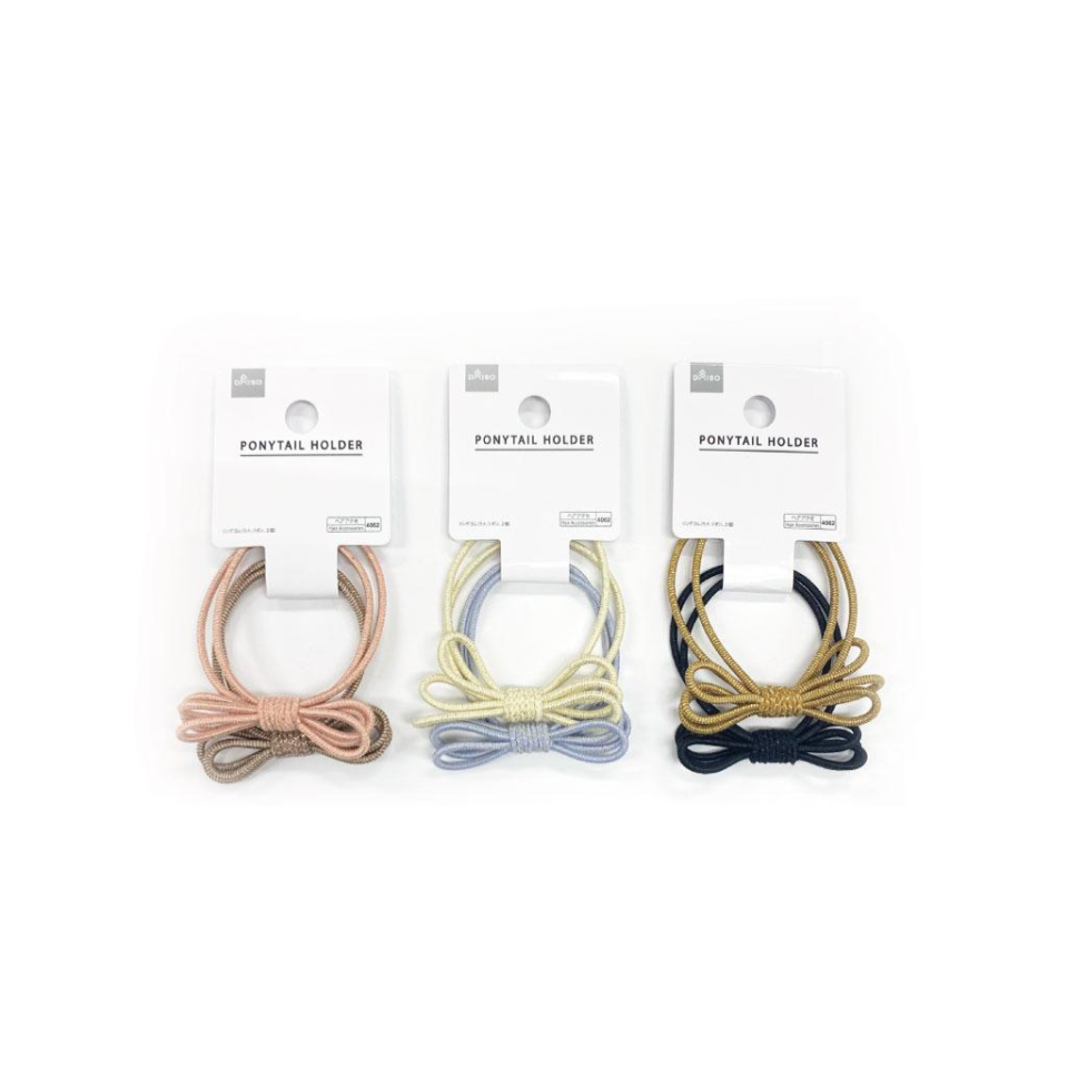 Hair Elastic Glitter Ribbon