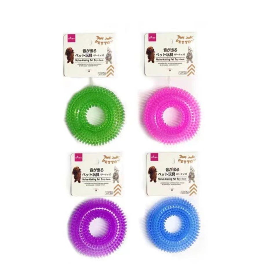 Noise Making Pet Toy Donut