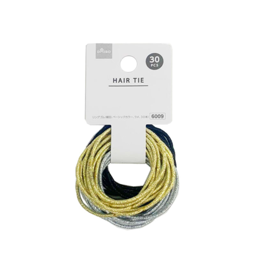 Ring Rubber Thin Basic Color Glitter