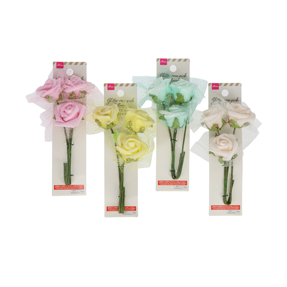 Glitter Rose Pick