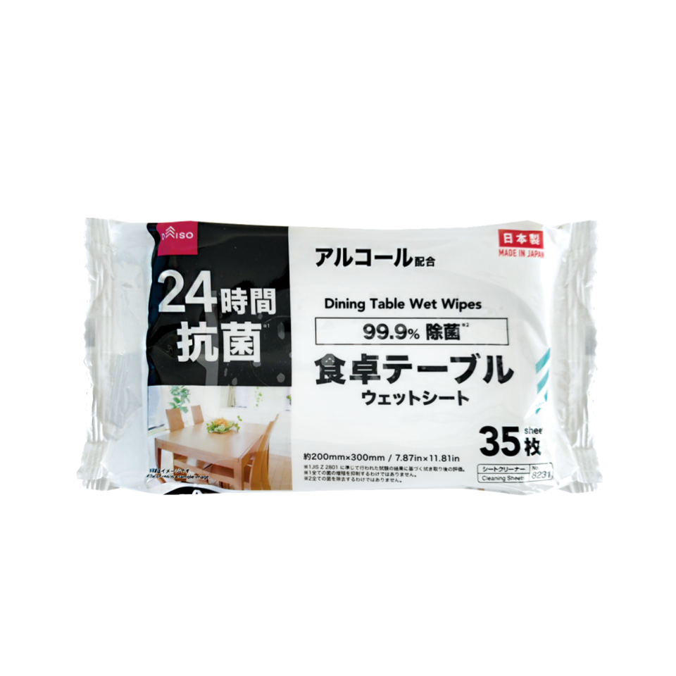 Dining Table Wet Wipes