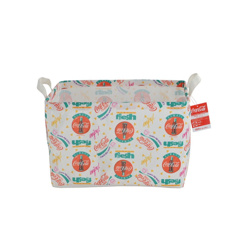 Cloth Storage Coca-Cola Coated 38cm x 27cm x 25cm